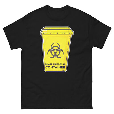 Sharps Disposal Container Hospital Health Medical Safety T-Shirt
