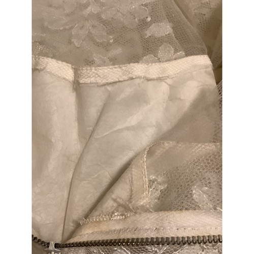 Abito da sposa vintage anni '60 in pizzo e raso 8 vedi misure boho - Foto 6 di 20