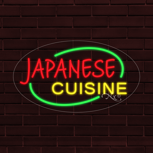 NEU "JAPANISCHE KÜCHE" mit RAND OVAL 28x16x1 ZOLL LED FLEX INNENSCHILD 34455 - Bild 1 von 1