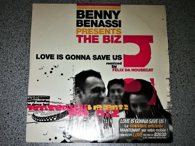 BENNY BENASSI PRESENTS THE BIZJ - LOVE IS GONNA SAVE US ( CD SINGLE )