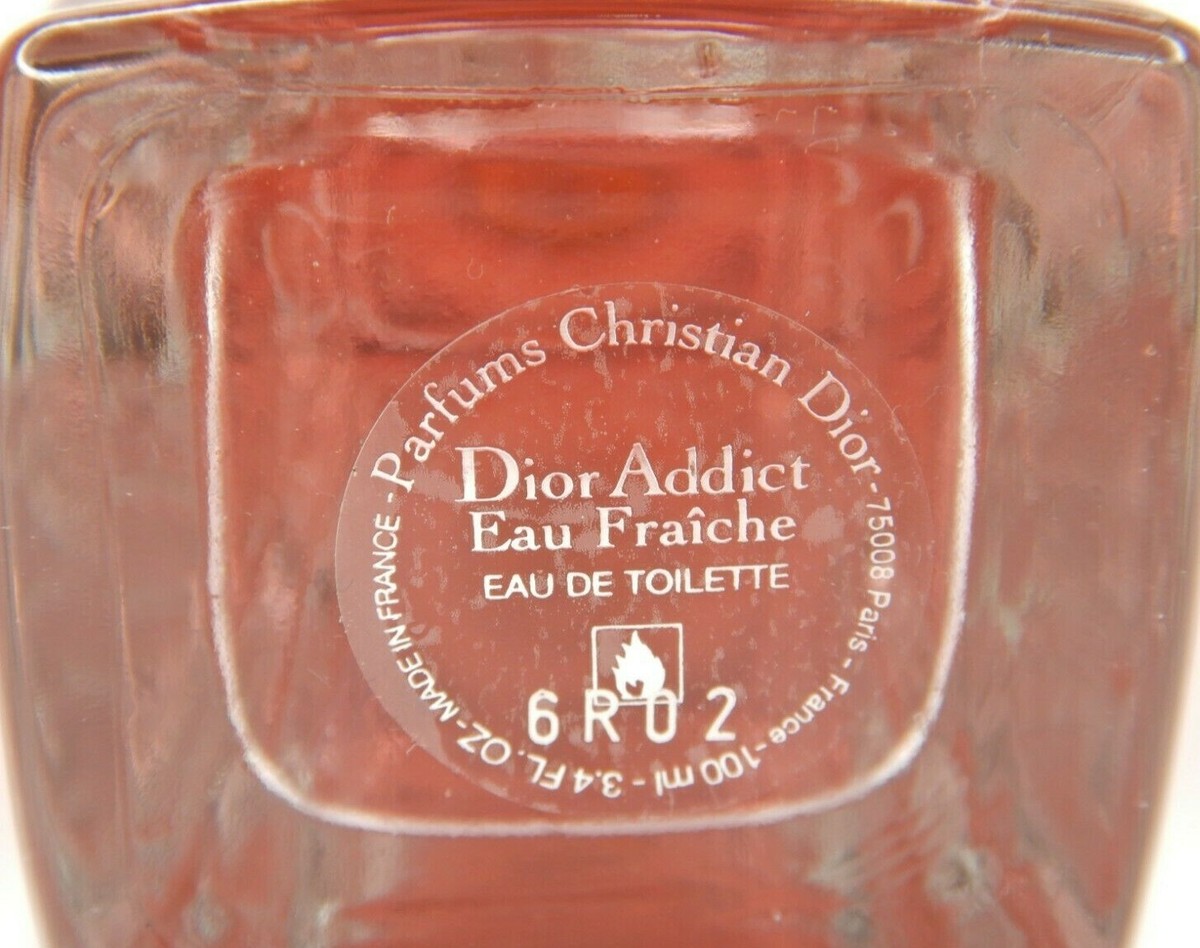 Christian Dior Addict Eau Fraiche EDT Spray 3.4oz - 100ml Rare VTG