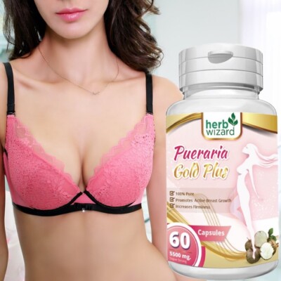 Pueraria Mirifica 5500mg Extract Organic Farmed Pure Breast Enlargement