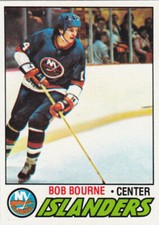 77/78 TOPPS..BOB BOURNE..NRMT..CARD # 93..ISLANDERS..FREE COMBINED SHIPPING