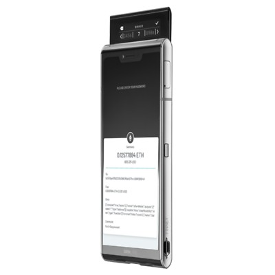 New Sirin Labs FINNEY U1 Grey 128GB Factory Unlocked Blockchain