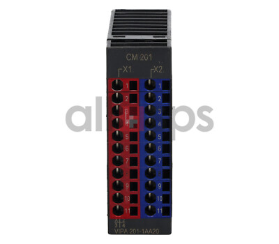 VIPA 200V CM201 TERMINAL MODULE 2X11 RED/BLUE, 201-1AA20 (NO)