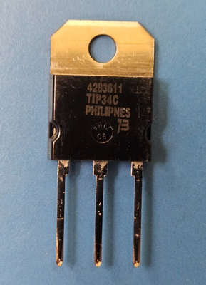 2PCS) TIP34C Bourns Power Bipolar Transistor, 10A, 100V, 1-Element