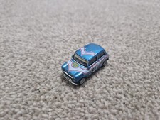 1/72 CARARAMA CLASSIC - MINI COOPER MONTE CARLO RALLY BLUE #60 DIECAST MODEL CAR