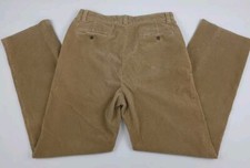Vintage Polo Ralph Lauren Tan Corduroy Pants Vtg Relaxed RL Sport Chino Worn