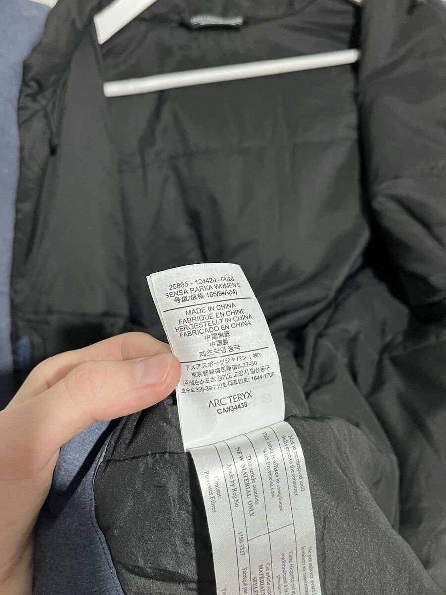 Arc'teryx Women's M Sensa Parka Coat Gore-Tex Jacket Heather Arc'teryx Women's M Sensa Parka Coat Gore-Tex Jacket Heather