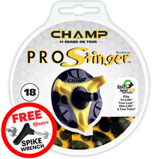 FOOTJOY CHAMP STINGER PRO Fast Twist&reg; GOLF SPIKES / 18 PACK +FREE SPIKE WRENCH
