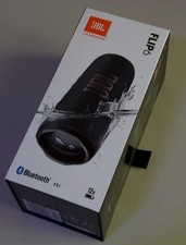 Brandneu JBL Flip 6 Tragbarer Wasserdichter Bluetooth Lautsprecher - Schwarz