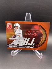 2025 Panini Donruss Elite De'Von Achane Full Throttle Red /99 Dolphins