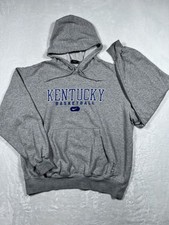 Vintage Kentucky Wildcats UK Hoodie Nike Elite Swoosh 90s Gray