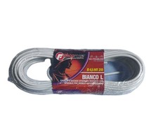 Cavo Stendibiancheria 20metri D'acciaio Ottonato Rivestito PVC Bianco 