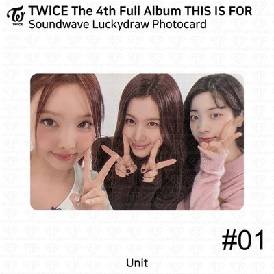 TWICE 4th Full Album THIS IS FOR Soundwave Luckydraw Event