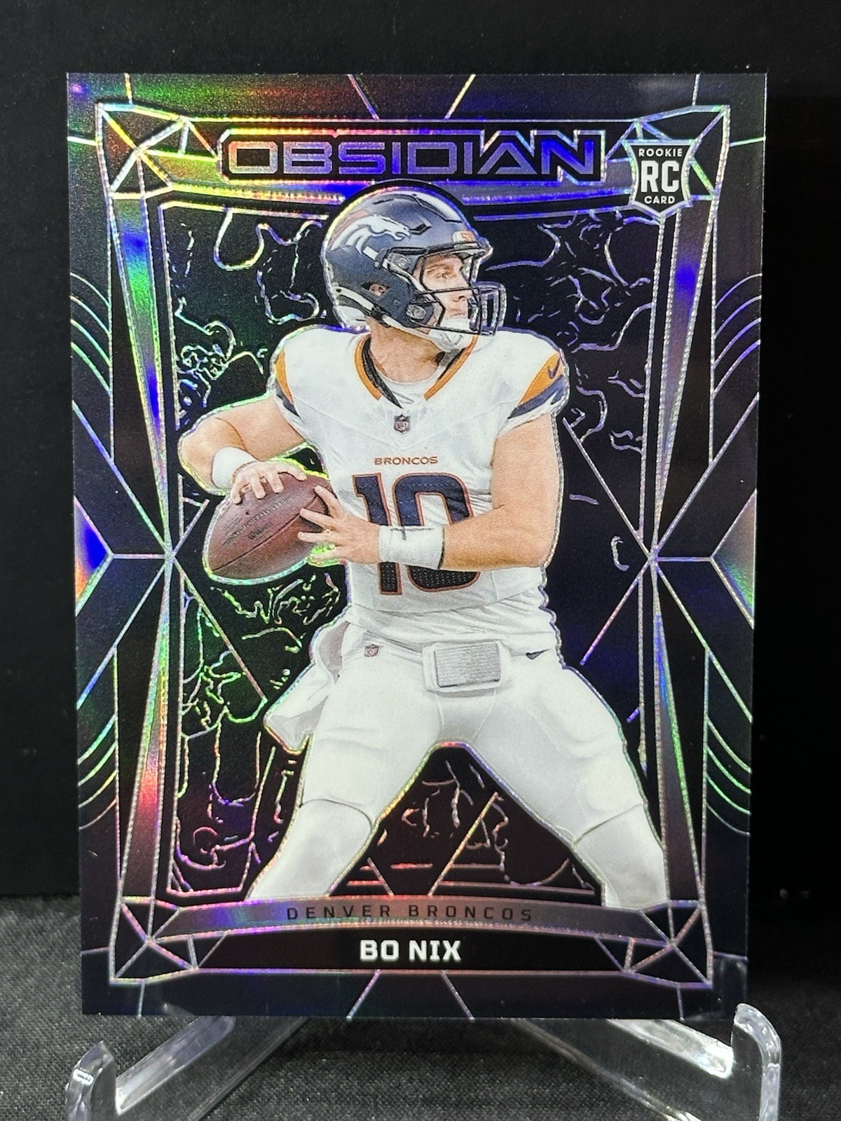 BO NIX 2024 Panini Obsidian #56 RC Denver Broncos Rookie Card QB MINT!
