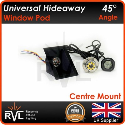 45 Grad Fenster Pods für LED HIDE AWAY LICHTER Strobe Blinklicht