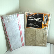 Vintage Garment Storage Bags Lillian Vernon and Mayflower Set of Two New In Pack