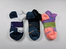 Bombas Hex-Tec Athletic Ankle Socks Lot Of 3 Pairs Size M