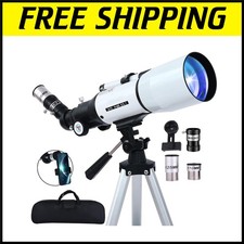 High-Powered 70mm Refracting Telescope - Ideal for Astronomy Enthusiasts  Kids