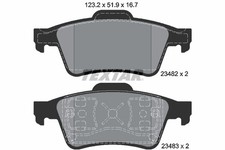 BREMSBELAGSATZ FÜR RENAULT LAGUNA II GRANDTOUR (KG0/1 ) - TEXTAR 2348202