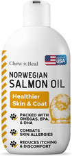 Salmon Oil for Dogs - Fish Oil for Skin and Coat Health - Omega 3 Supplement