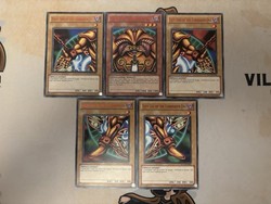 Exodia the Forbidden One LOB-120 to LOB-124 Complete Set (Legend of Blue Eyes White Dragon) 2002