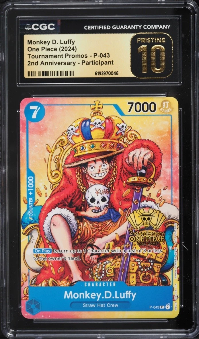 Preços baixos em Monkey.D.Luffy P-043 One Piece Promotion Cards | eBay