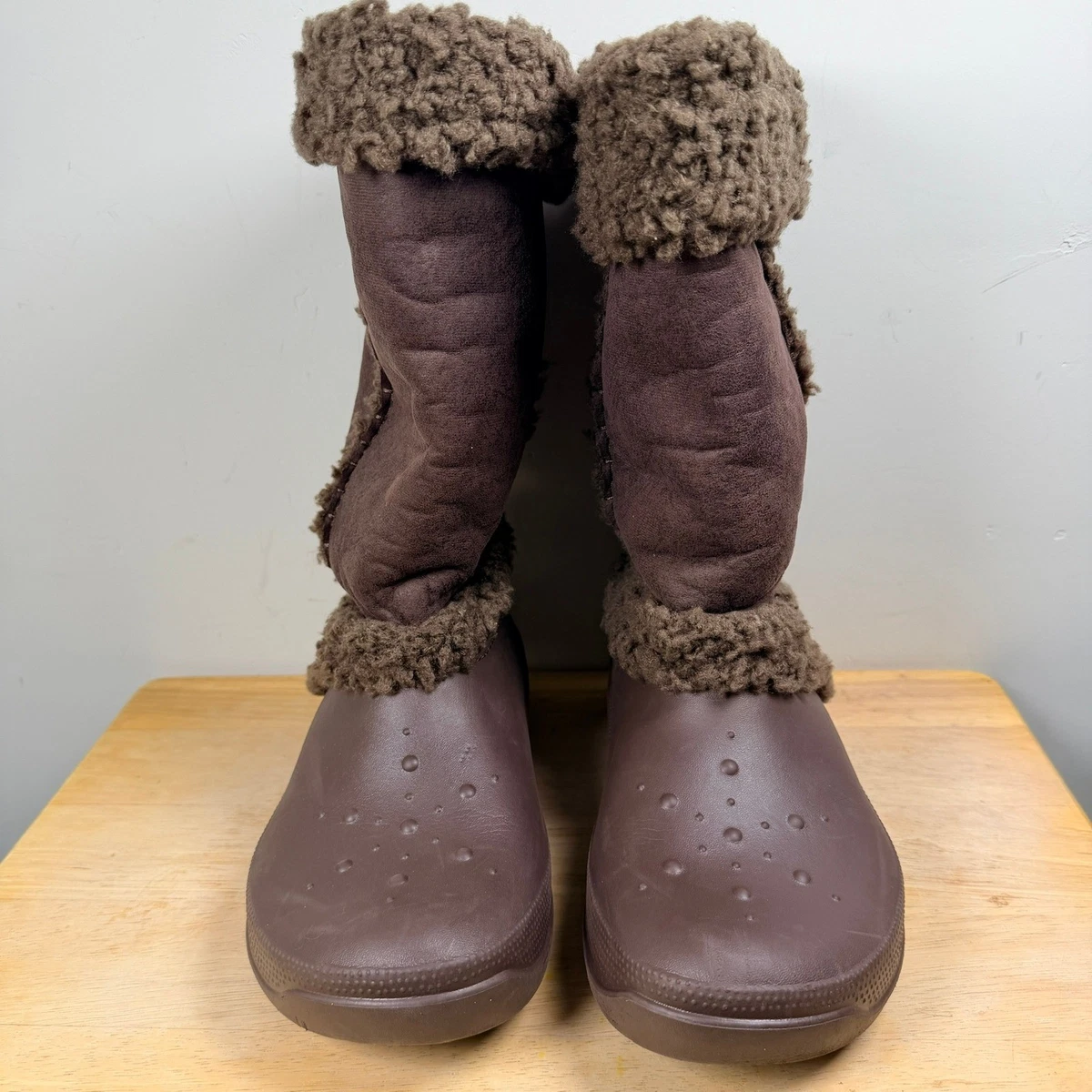 Crocs Faux Fur Boots for Women for sale | eBay display picture 1