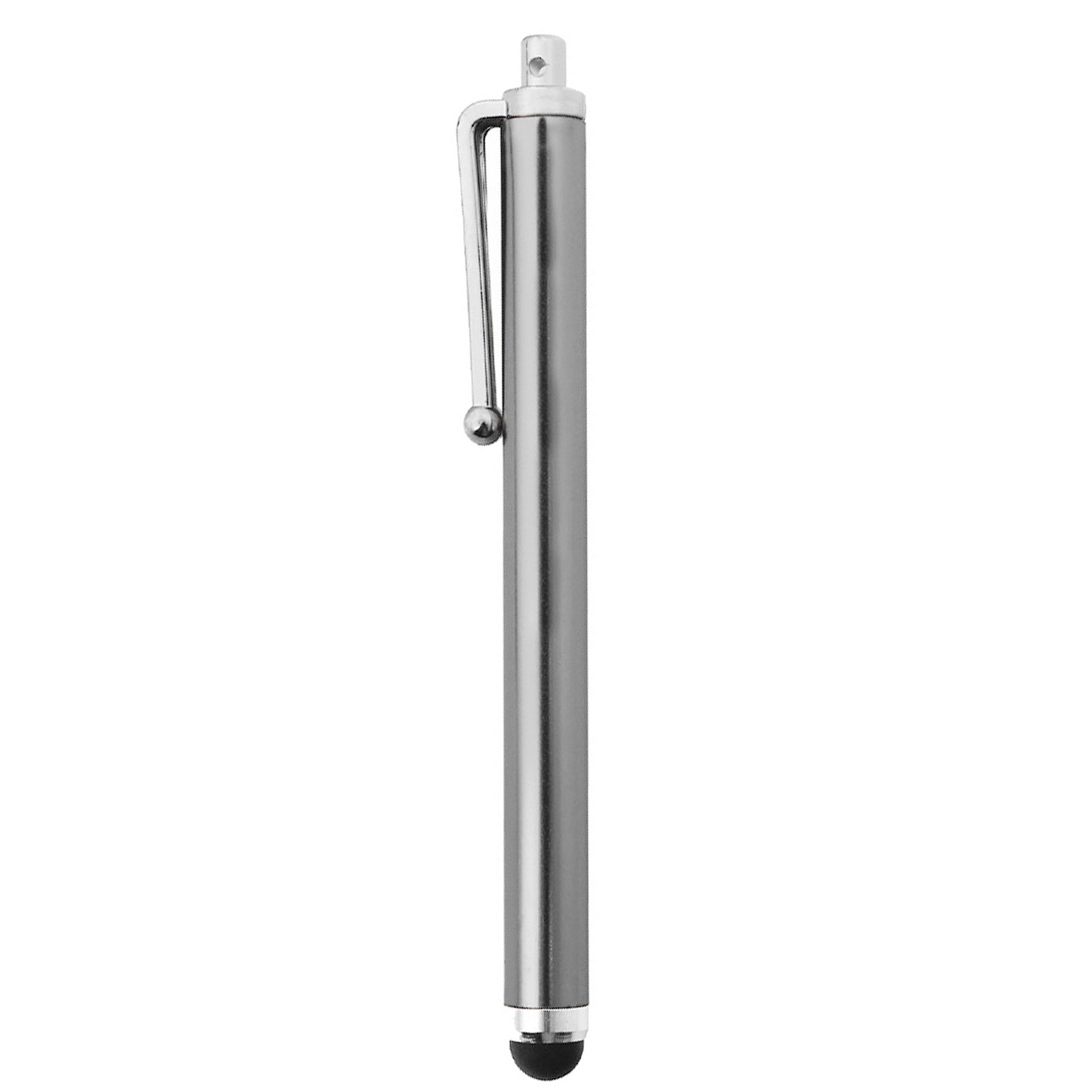 Stylet de saisie capacitif pour tablettes et smartphones Android iOS écran tactile Argent
