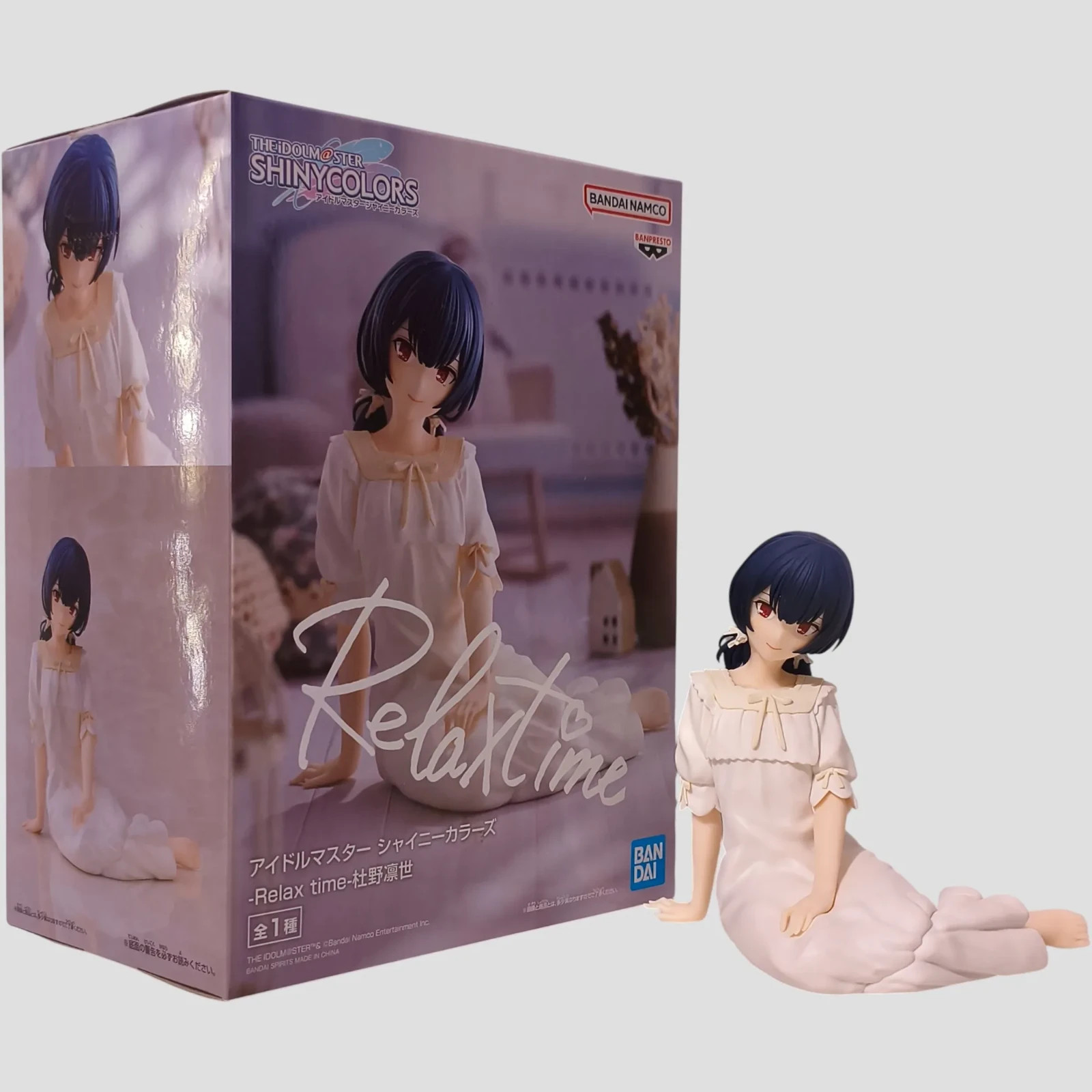 Figurine Rinze Morino The Idolm@ster Shiny Colors Relax Time statuette PVC anime