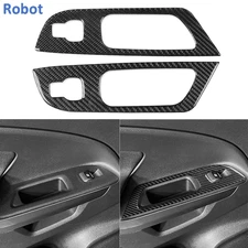 Real Carbon Fiber Rear Window Lift Switch Panel For Ford EcoSport 2018-2025