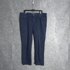 Banana Republic Traveler Pants Mens 42x30 Navy Slim Twill Stretch Workwear Job X