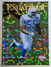 Junior Seau /250 ⭐ 1995 Collectors Edge Excalibur 22k Gold - Chargers