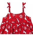 Janie And Jack Red Poppy  Floral Shift Dress Size 6 — photo 9