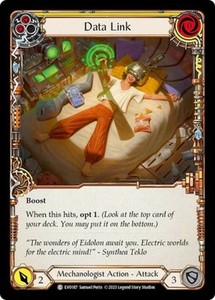 Data Link (Yellow) - Bright Lights - Common - Flesh and Blood