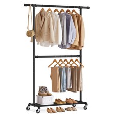 Portant à Vêtements, Capacité de Charge 110 kg, Porte-manteau sur