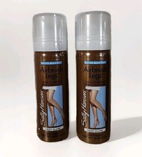 2x Sally Hansen Airbrush Legs Deep Glow Spray 1.5oz WATER RESISTANT SEALED