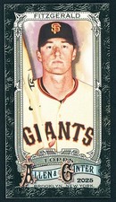 2025 Topps Allen & Ginter #202 Mini Black Foil Filagree - Tyler Fitzgerald