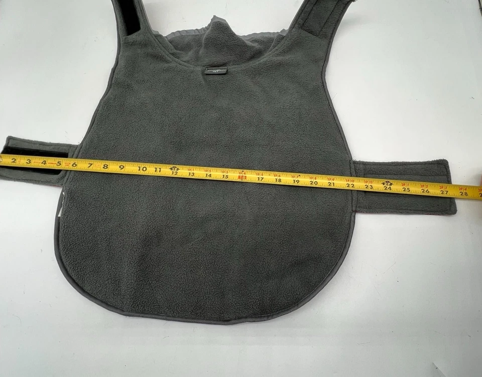 Eddie Bauer Quilted Red Pet Dog Coat Jacket Fleece Lined Warm Puffer Winter - Image 4 of 4