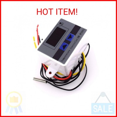 HiLetgo DC 12V 10A Digital LED Temperature Controller XH-W3001 Mini Thermostat -