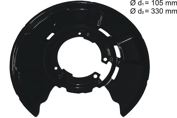 AIC Spritzblech, Bremsscheibe Hinterachse Rechts FüR BMW-image