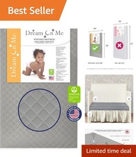 Aster 3" Greenguard Gold Certified Mini Crib Mattress Waterproof Portable