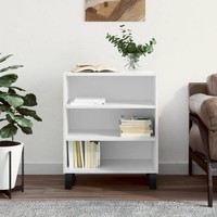 Sideboard Hochglanz Weiß 57 X 35 X 70 Cm Holzwerkstoff Wohnzimmer