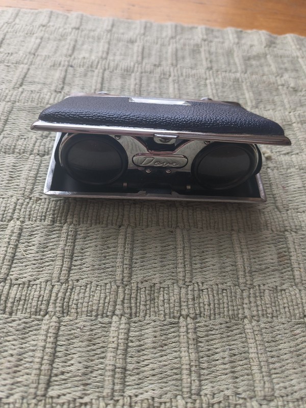 Vintage Dove Folding Opera Glasses