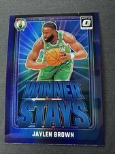 2024-25 Panini Donruss Optic - Winner Stays Jaylen Brown #7 Purple Prizm