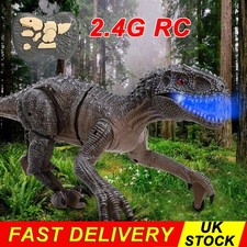 Remote Control Dinosaur Toys for Boys 2.4Ghz Electronic Walking RC Dino w/ Light