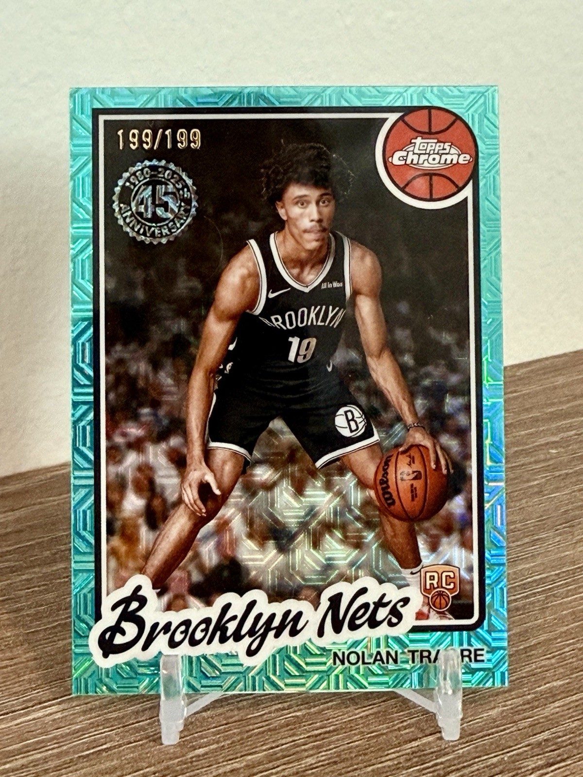 2025-26 Topps #TC-NT Nolan Traore Aqua Mojo Rookie /199 RC