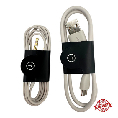 Bose QC Ultra QC45 NC700 OEM Audio USB-C Cable Kit White Smoke Replacement New