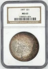 1897 P Morgan Silver Dollar $1 NGC MS63